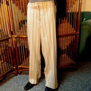 Retro striped slacks. Size L